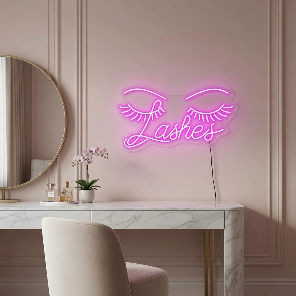 Lashes LED Neon Sign Wall Neon Sign - Shineneon