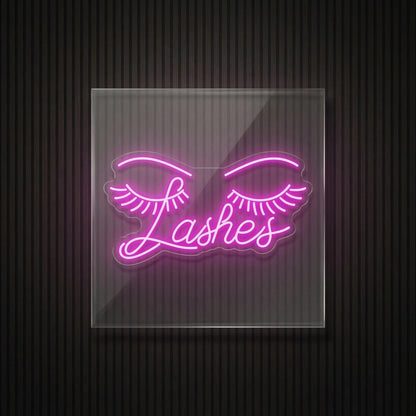 Lashes LED Neon Sign Wall Neon Sign - Shineneon