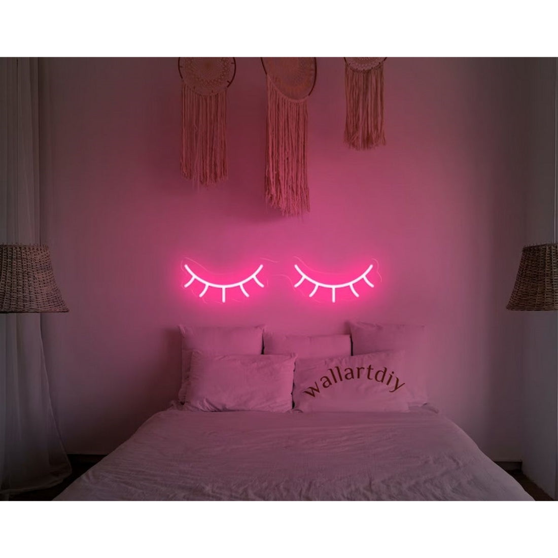 Lashes Led Sign Business Neon Sign Wall Decor