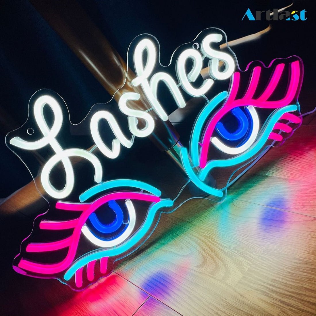 Lashes Neon Sign Eyes Led Sign Business Neon Sign - Shineneon