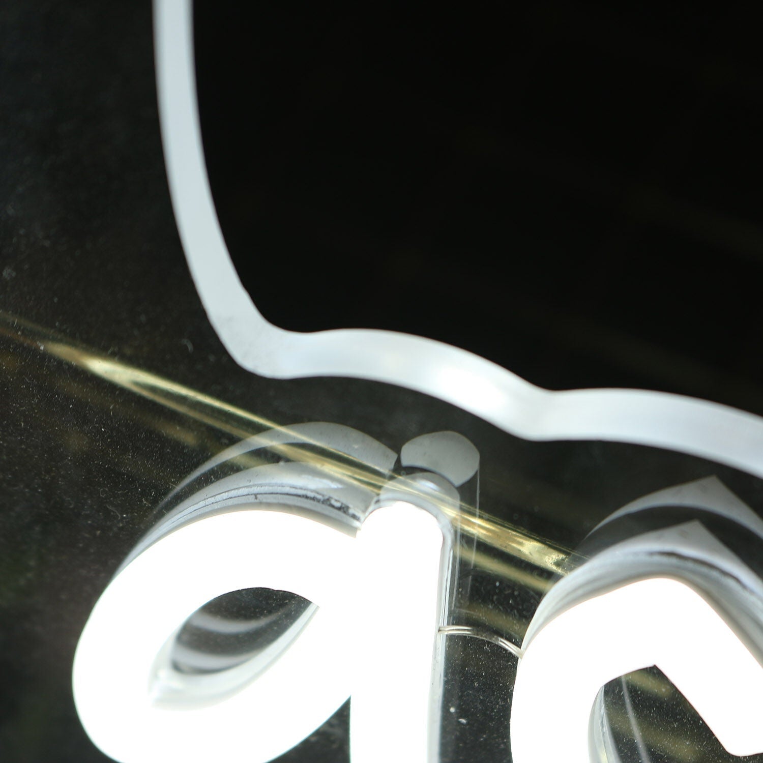 Lashes White Led Neon Sign - Shineneon