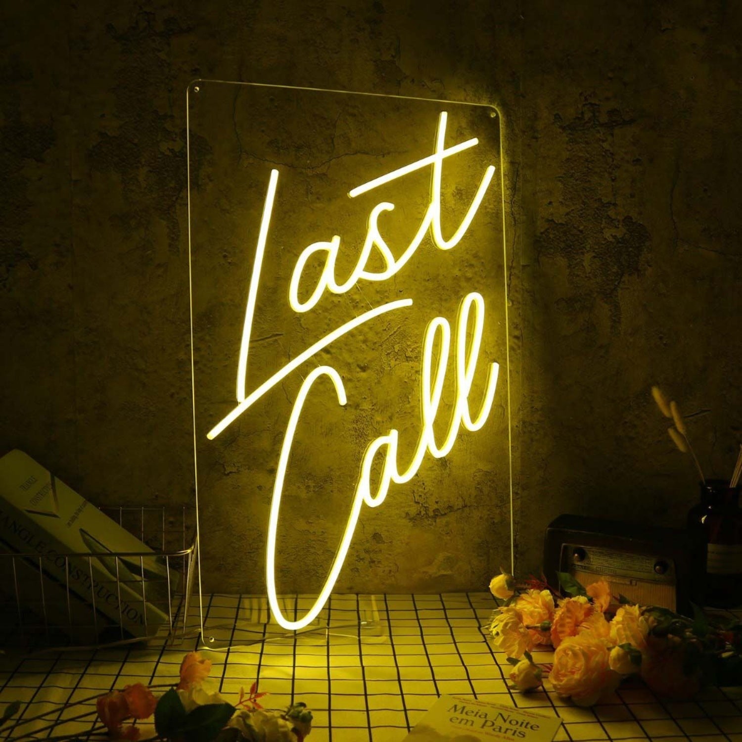 Last Call Yellow Led Neon Sign - Shineneon