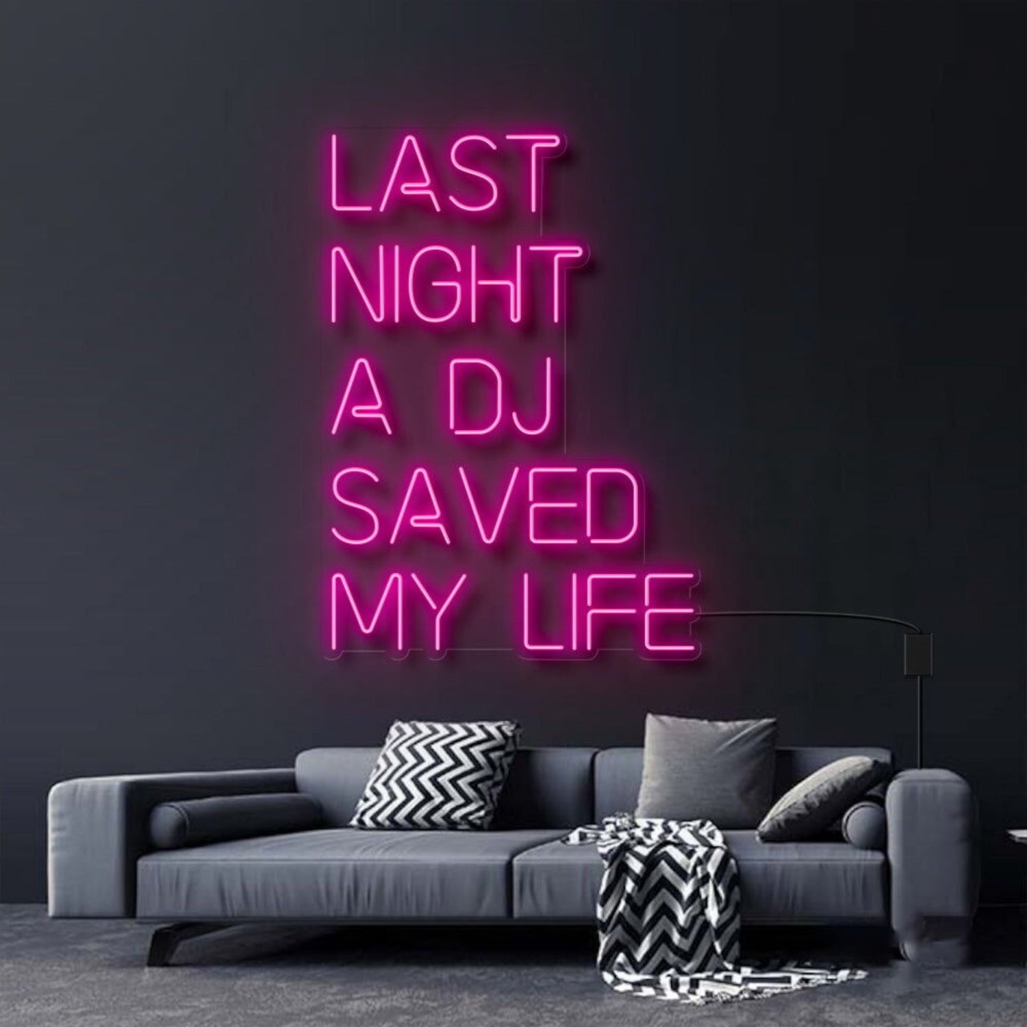 Last Night A Dj Saved My Life Neon Sign For Music Lovers | Shineneon