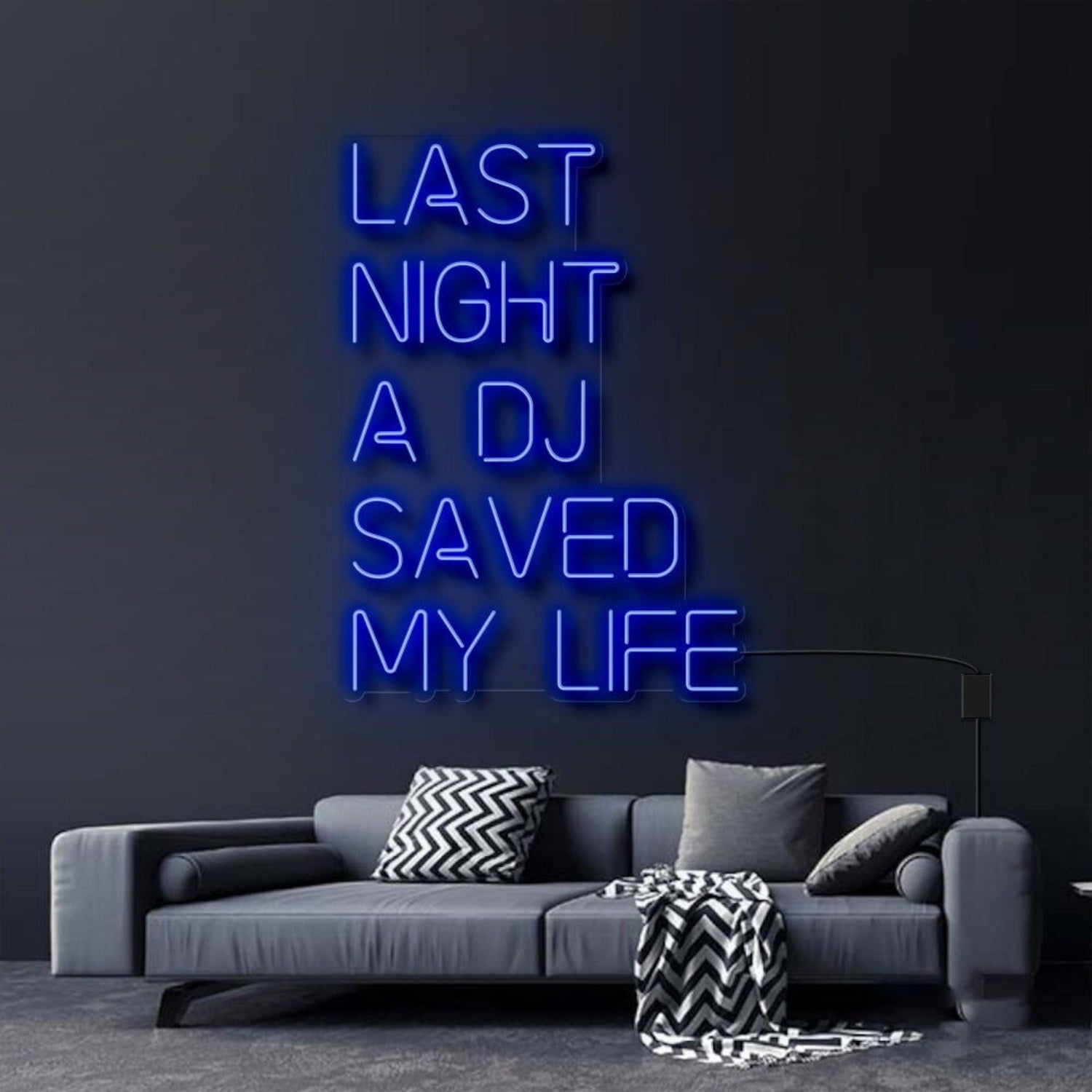 Last Night A Dj Saved My Life Neon Sign For Music Lovers | Shineneon