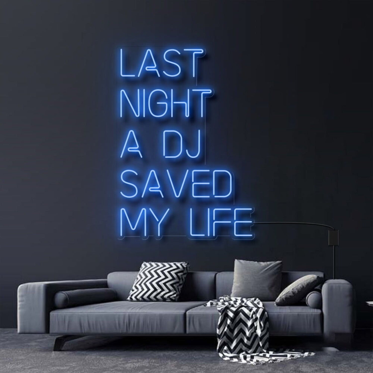 Last Night A Dj Saved My Life Neon Sign For Music Lovers | Shineneon