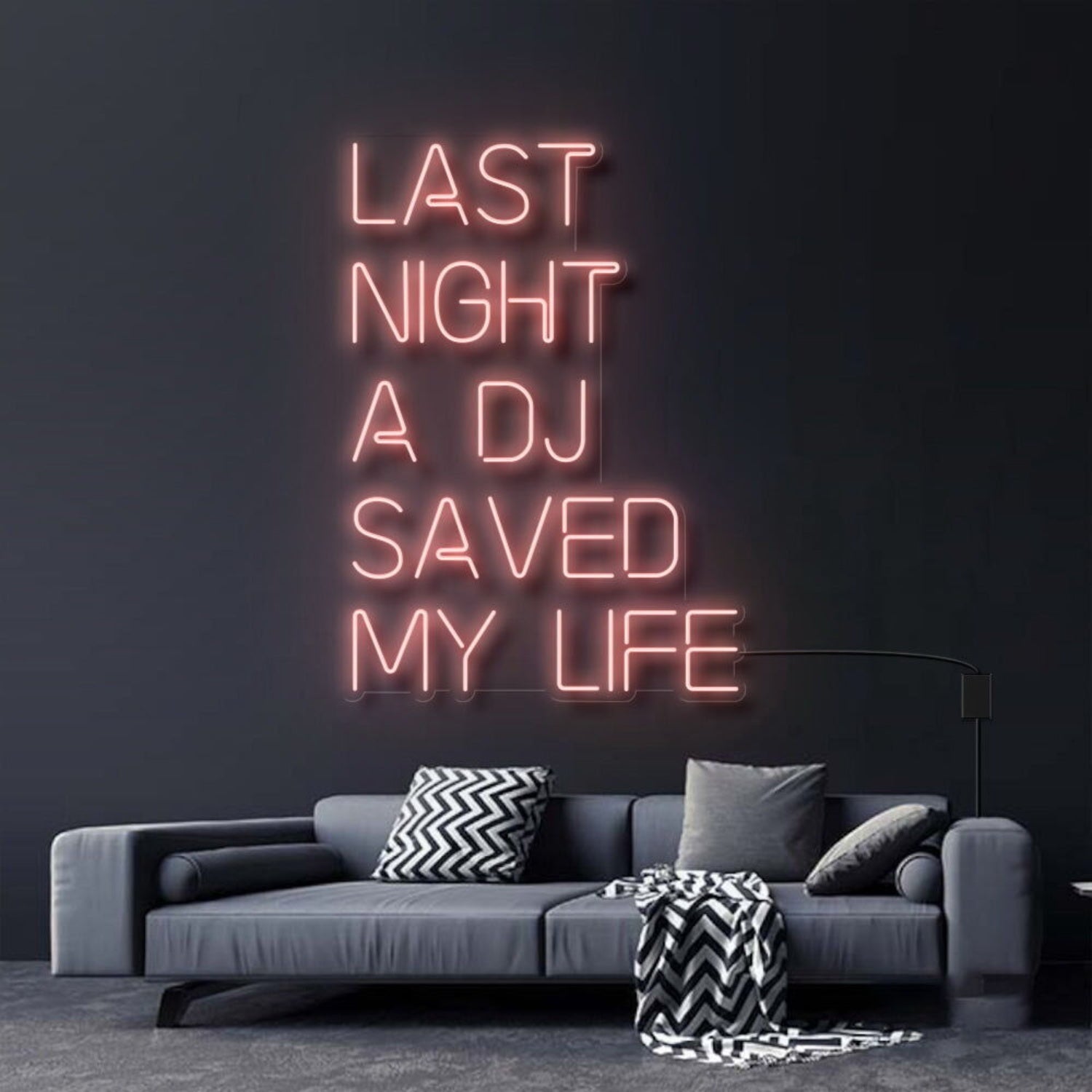 Last Night A Dj Saved My Life Neon Sign For Music Lovers | Shineneon