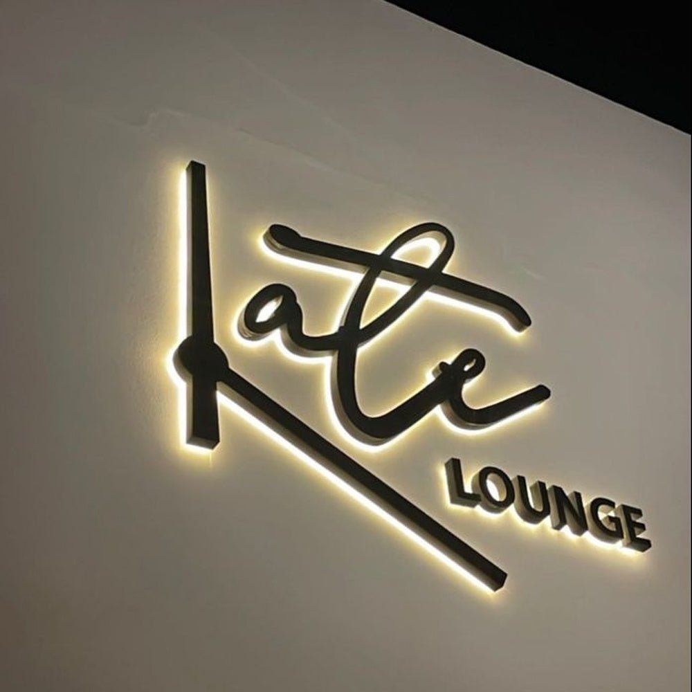 Late Lounge 3D Backlit Channel Letters Led Light Sign - Shineneon
