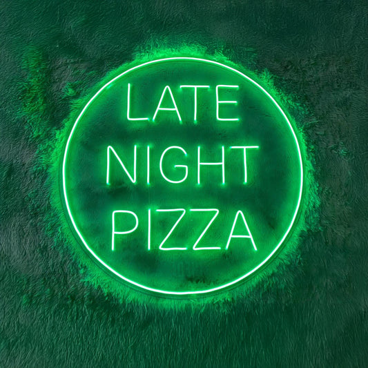 Late Night Pizza Led Sign