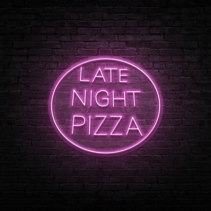 Late Night Pizza Perfect Neon Accent For Late Night Snacks | Shineneon