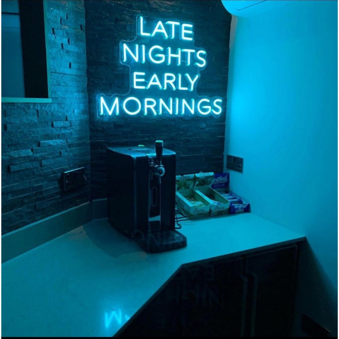 Late Nights Early Morings Led Sign Business Neon Sign - Shineneon
