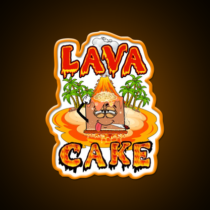 Lava Cake Strain Weed Art Hemp Inspired Green Leaf Led Neon Sign Rgb Color - LED neon sign view 6