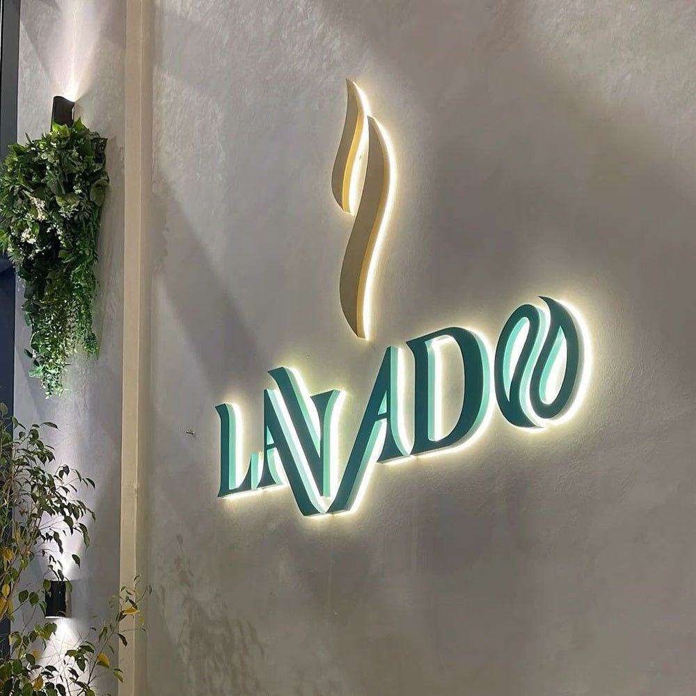 Lavad 3D Backlit Channel Letters Led Light Sign - Shineneon
