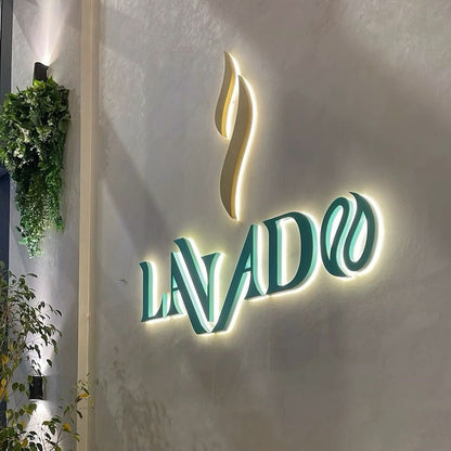 Lavad 3D Backlit Channel Letters Led Light Sign - Shineneon