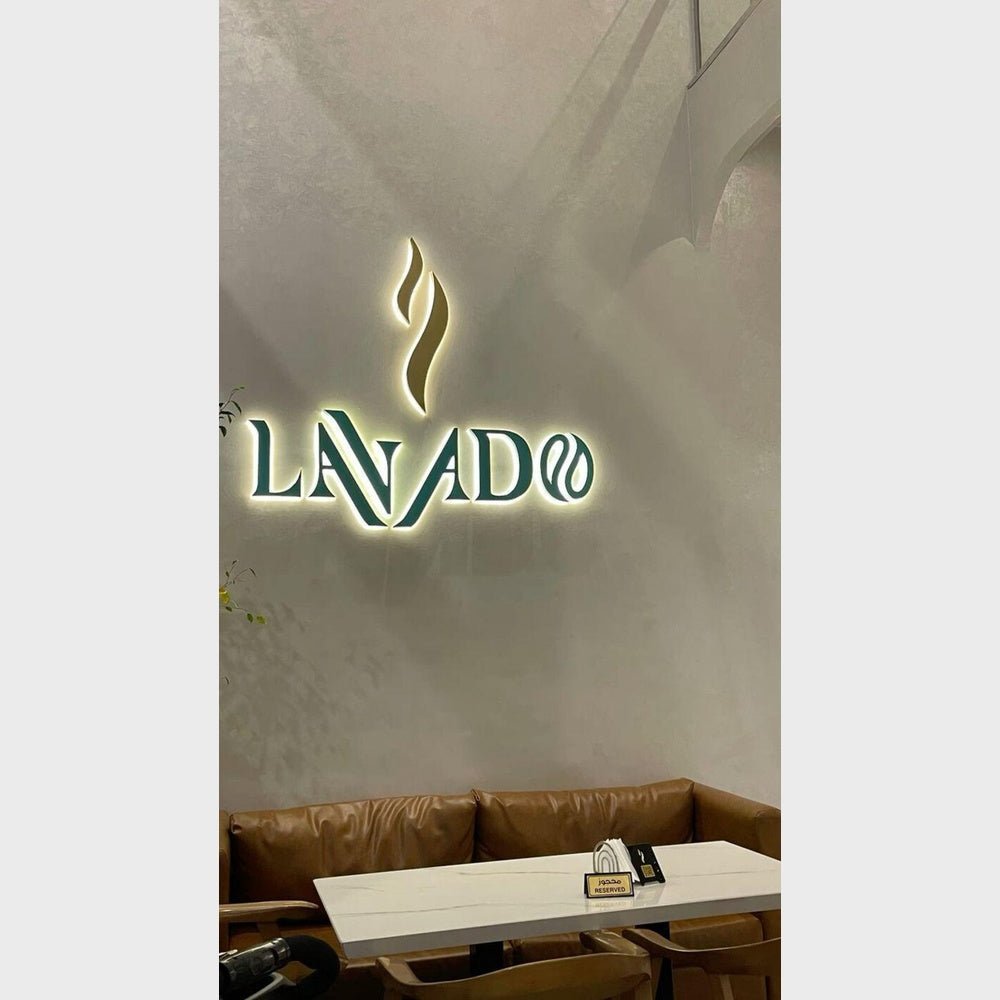 Lavado Reserved 3D Backlit Channel Letters Led Light Sign - Shineneon