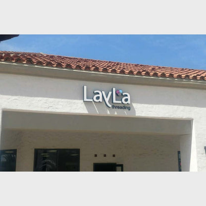 Lavla Threading 3D Frontlit Channel Letters Led Light Sign