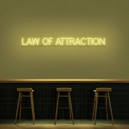 Law Of Attraction Neon Sign | Shineneon