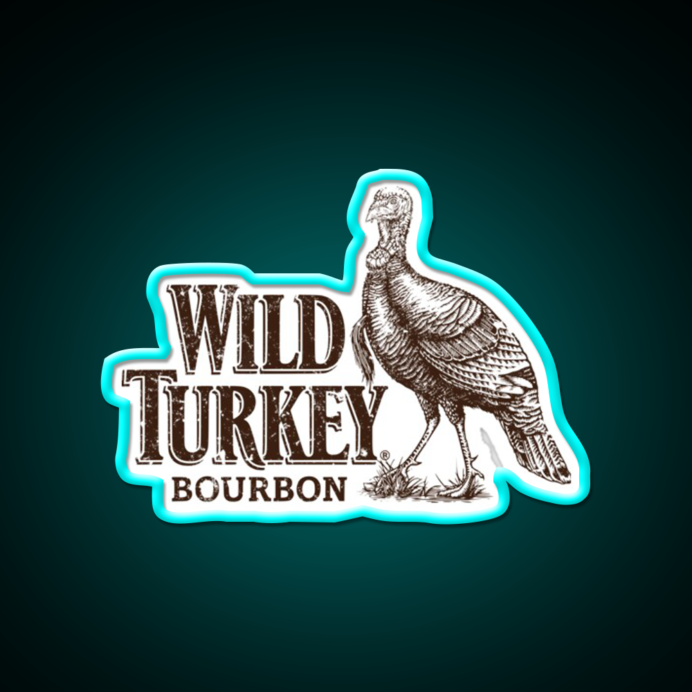 Lawrenceburg Wild Turkey Bourbon Whiskey Drink Bar Led Neon Sign Rgb Color