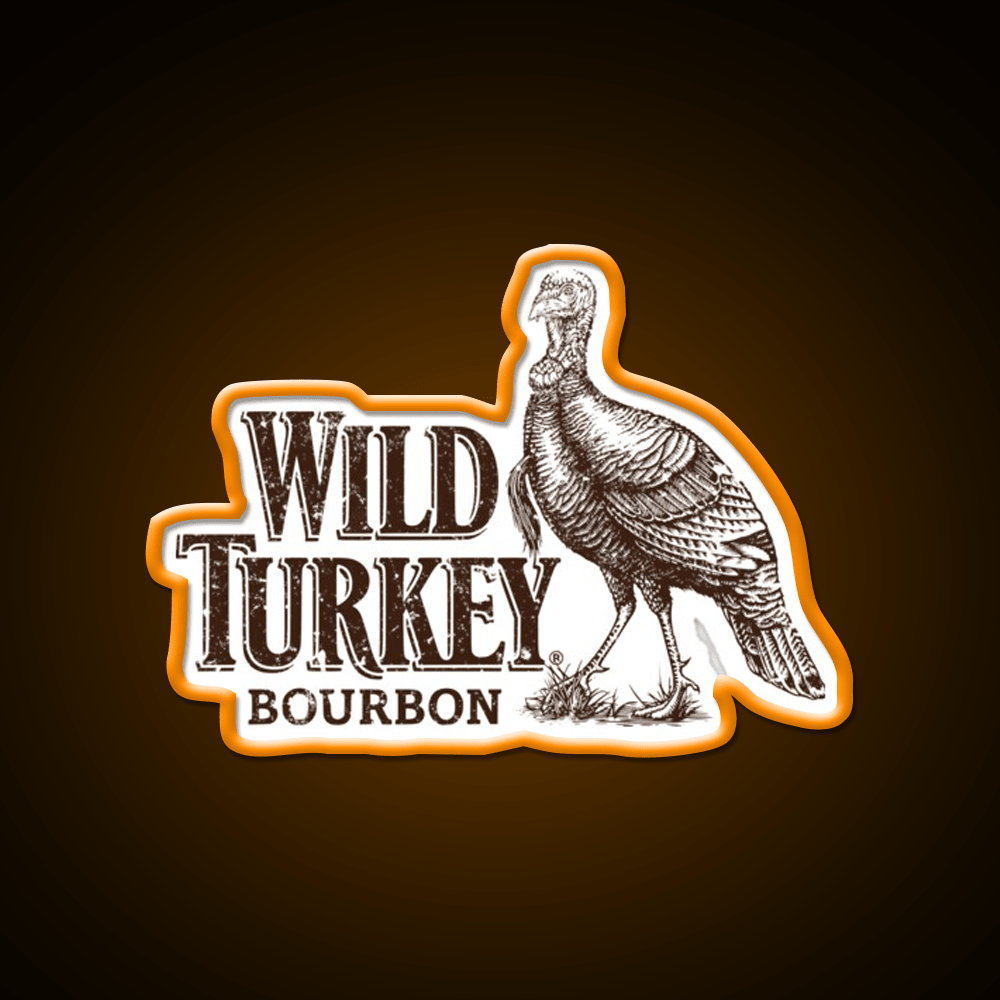 Lawrenceburg Wild Turkey Bourbon Whiskey Drink Bar Led Neon Sign Rgb Color - Shineneon