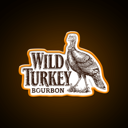 Lawrenceburg Wild Turkey Bourbon Whiskey Drink Bar Led Neon Sign Rgb Color - Shineneon