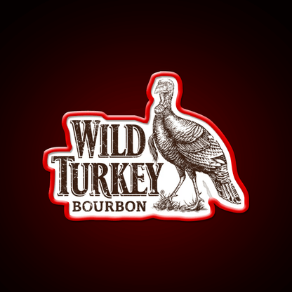 Lawrenceburg Wild Turkey Bourbon Whiskey Drink Bar Led Neon Sign Rgb Color - Shineneon