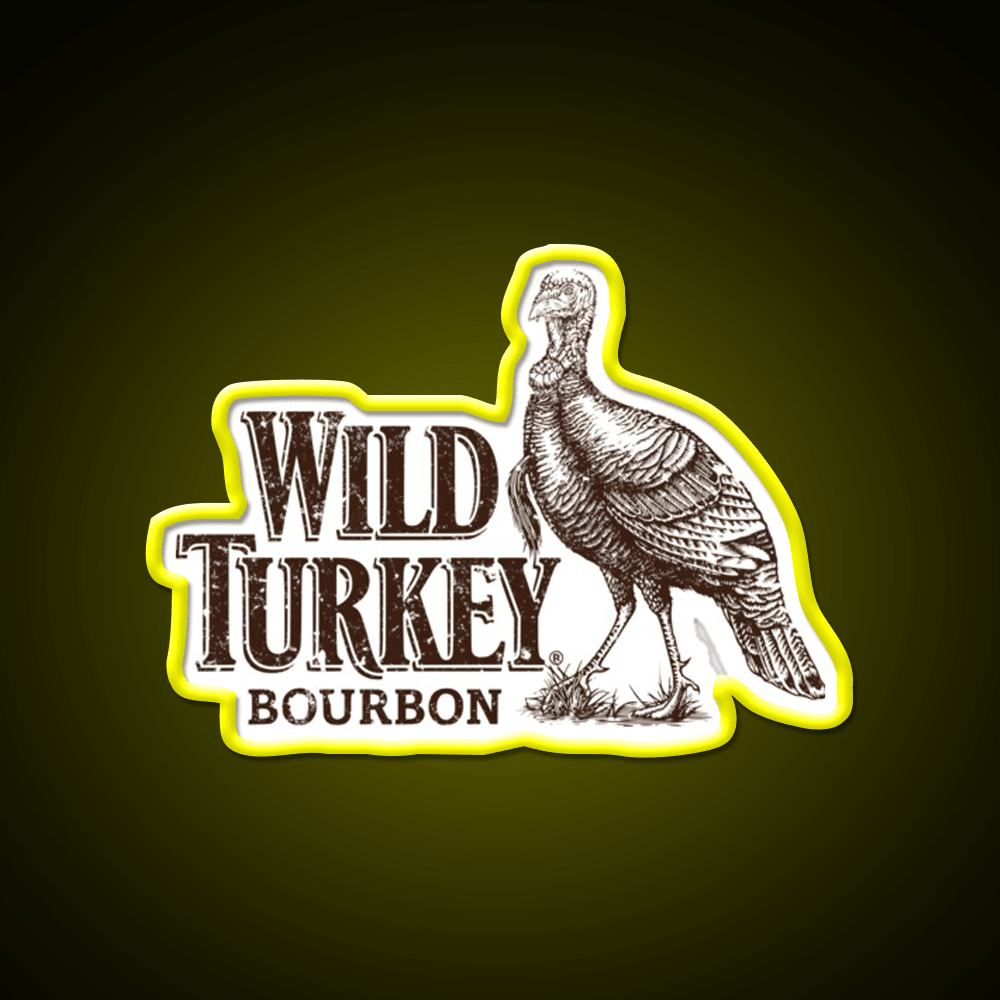 Lawrenceburg Wild Turkey Bourbon Whiskey Drink Bar Led Neon Sign Rgb Color - Shineneon