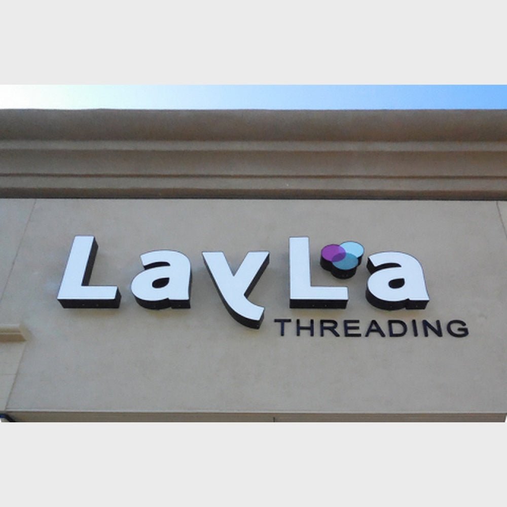 Layla Theading 3D Frontlit Channel Letters Led Light Sign - Shineneon