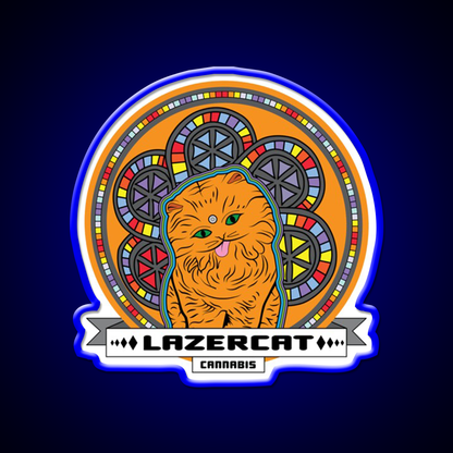 Lazercat Hemp Inspired Green Leaf Led Neon Sign Rgb Color - LED neon sign view 5