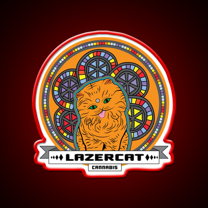 Lazercat Hemp Inspired Green Leaf Led Neon Sign Rgb Color - LED neon sign view 10