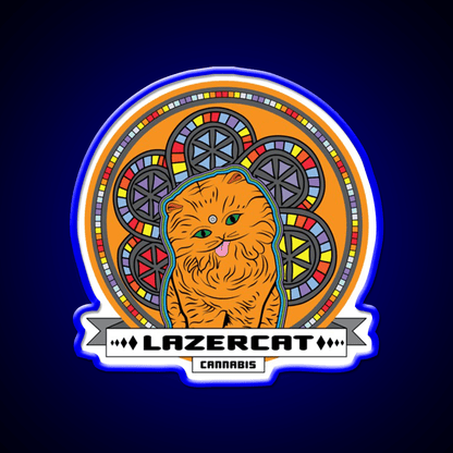 Lazercat Hemp Inspired Green Leaf Led Neon Sign Rgb Color - Shineneon