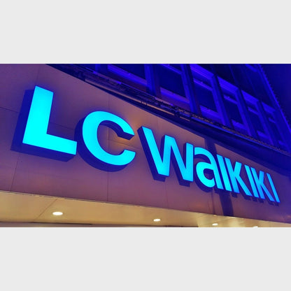 Lc Waikiki 3D Frontlit Channel Letters Led Light Sign
