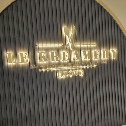 Le Kreamery Illovo 3D Backlit Channel Letters Led Light Sign - Shineneon