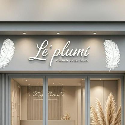 Le Plumi 3D Frontlit Channel Letters Led Light Sign - Shineneon