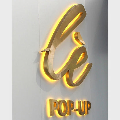 Le Pop Up 3D Backlit Channel Letters Led Light Sign - Shineneon