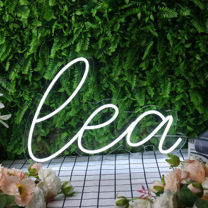 Lea White Led Neon Sign - Shineneon
