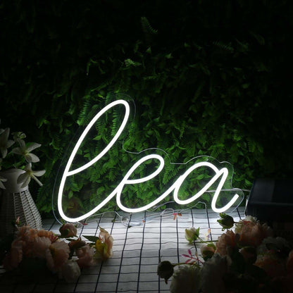 Lea White Led Neon Sign - Shineneon