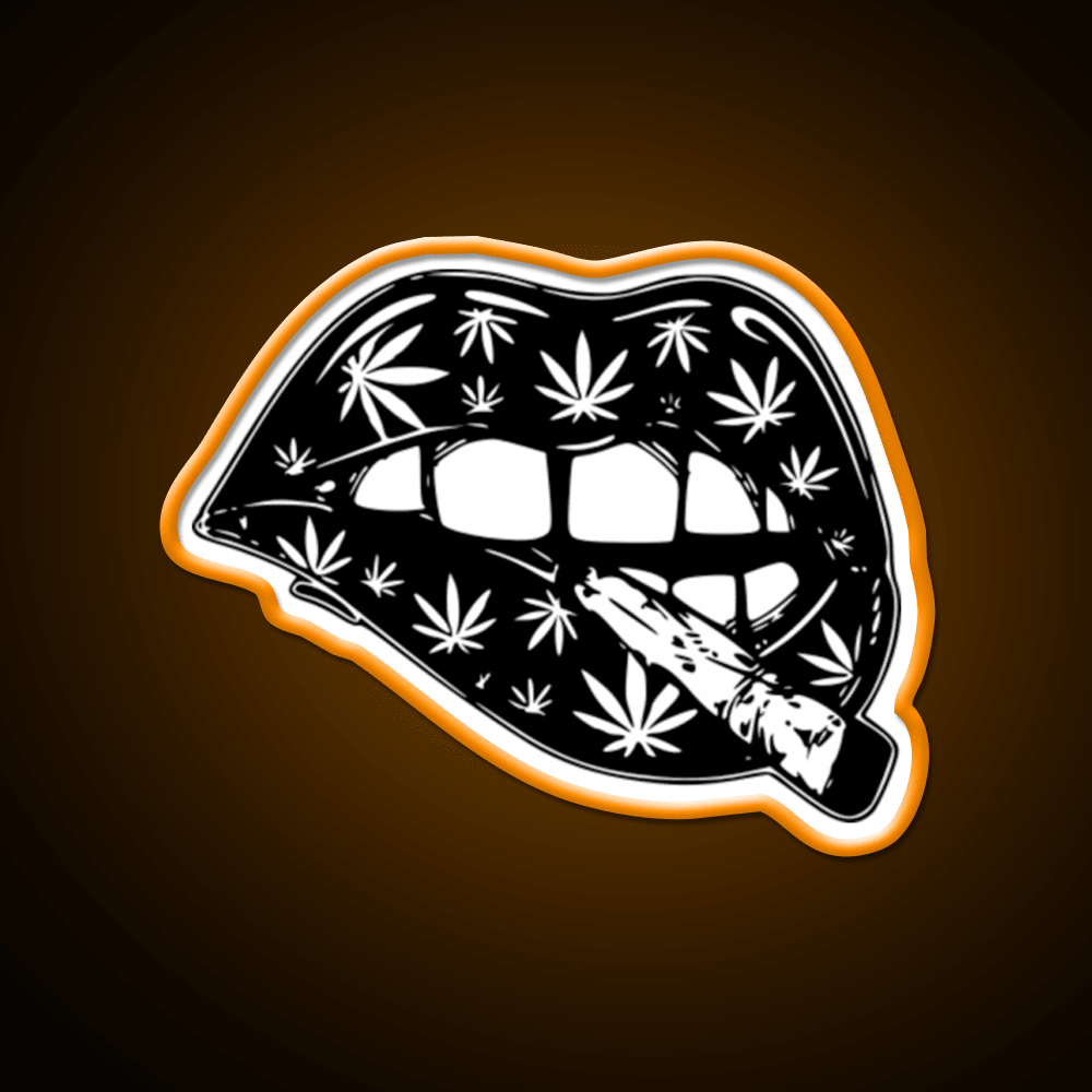 Leaf 420 Stoner Joint Hemp Inspired Green Leaf Led Neon Sign Rgb Color - Shineneon