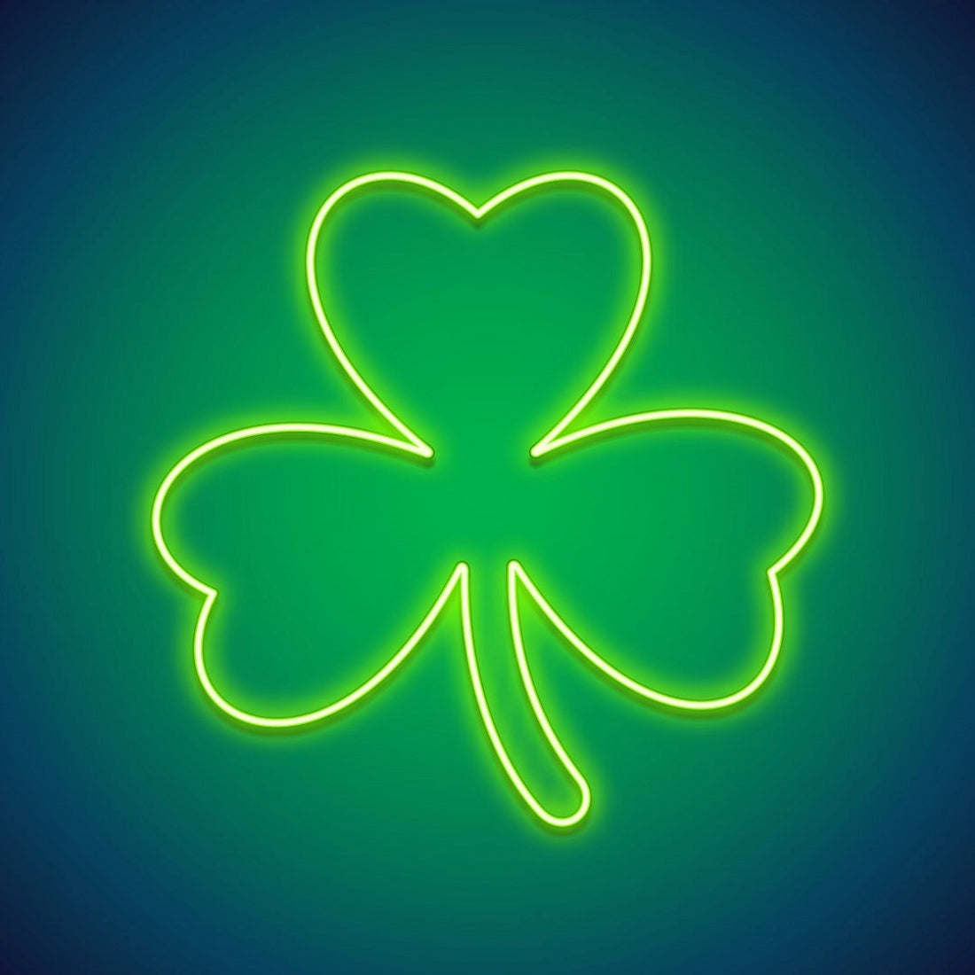 Leaf Clover Led Sign Business Neon Sign