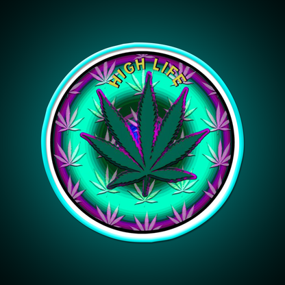 Leaf Hemp Inspired Green Leaf Led Neon Sign 420 Neon Sign Rgb Color