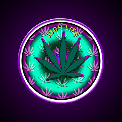 Leaf Hemp Inspired Green Leaf Led Neon Sign 420 Neon Sign Rgb Color - LED neon sign view 9