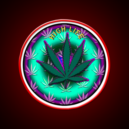 Leaf Hemp Inspired Green Leaf Led Neon Sign 420 Neon Sign Rgb Color - LED neon sign view 10
