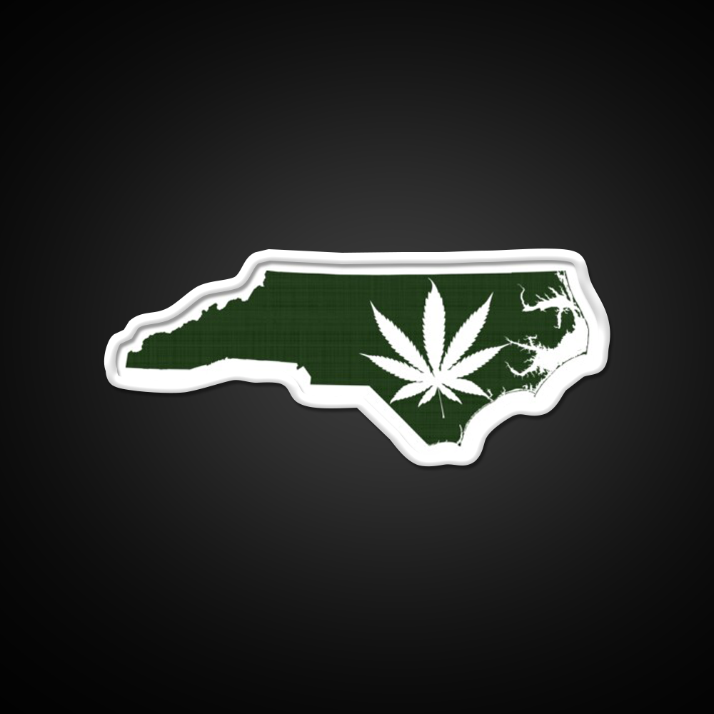 Leaf North Carolina Hemp Inspired Green Leaf Led Neon Sign Rgb Color - LED neon sign view 11