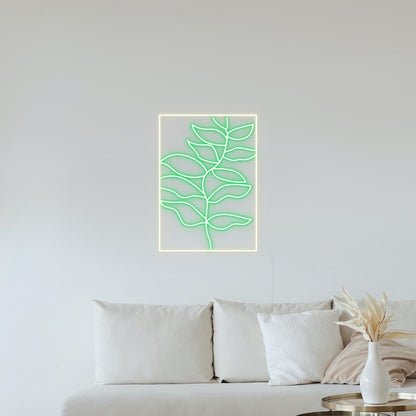 Leaf Painting Led Neon Sign Wall Art | Shineneon
