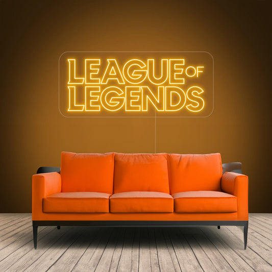 League Of Legends Game Room Decor Led Neon Sign For Game Room