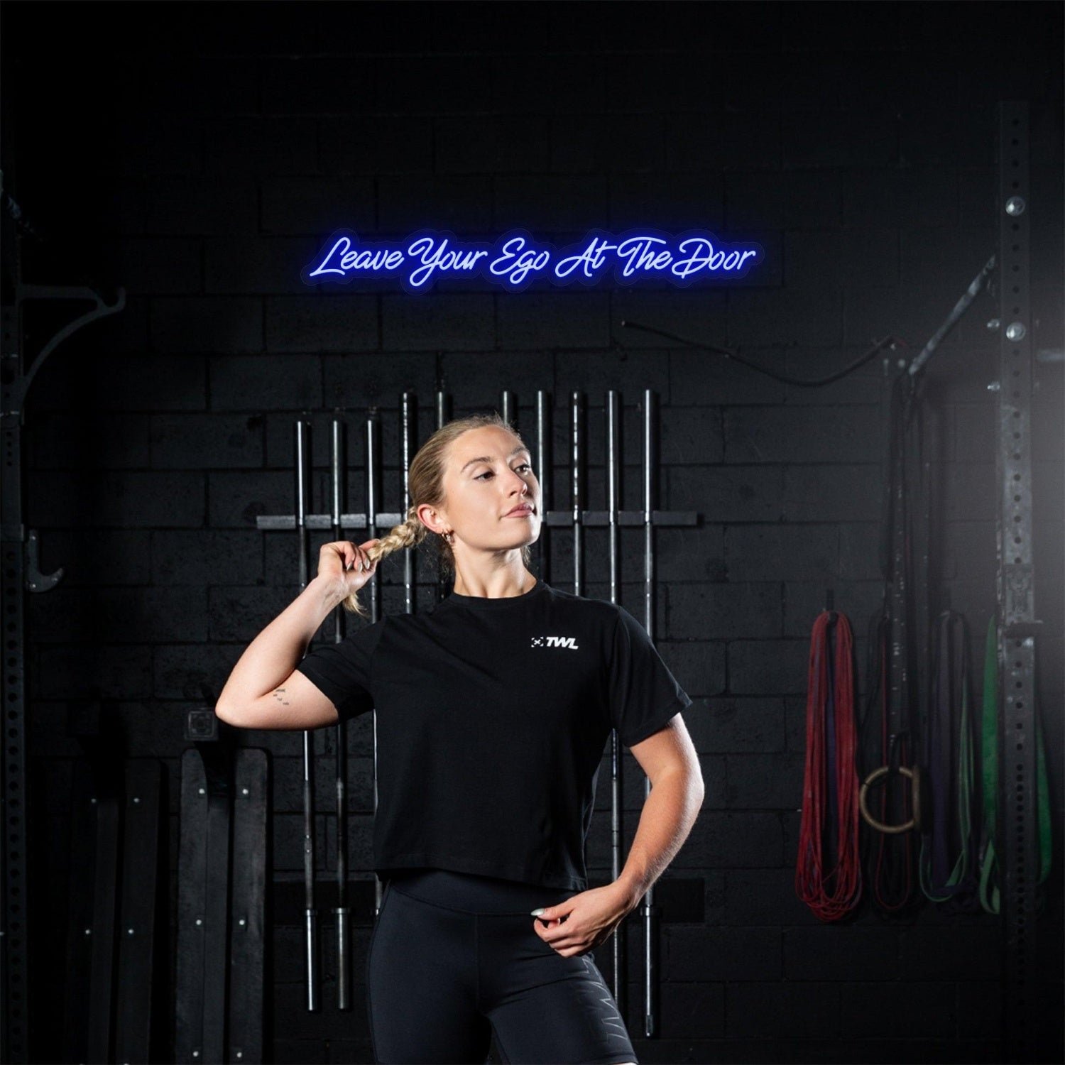 Leave Your Ego Handwritten Green Gym Led Neon Sign | Shineneon