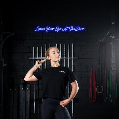 Leave Your Ego Handwritten Green Gym Led Neon Sign | Shineneon