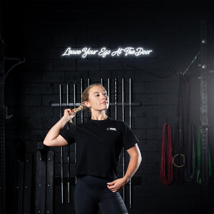 Leave Your Ego Handwritten Green Gym Led Neon Sign | Shineneon