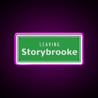 Leaving Storybrooke Welcome Led Neon Sign Open Sign Rgb Color - Shineneon