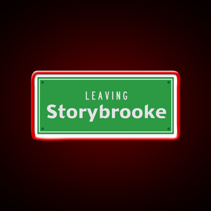Leaving Storybrooke Welcome Led Neon Sign Open Sign Rgb Color - Shineneon