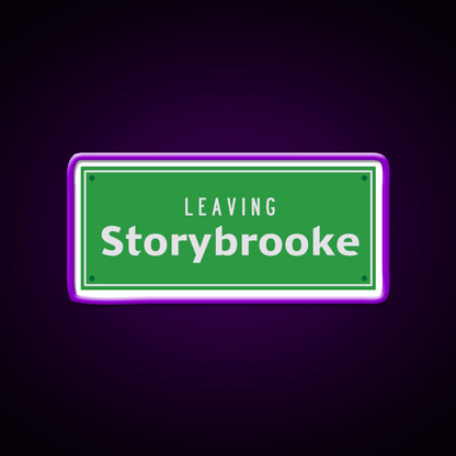 Leaving Storybrooke Welcome Led Neon Sign Open Sign Rgb Color - Shineneon