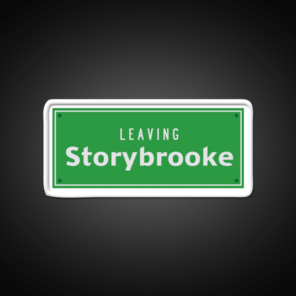 Leaving Storybrooke Welcome Led Neon Sign Open Sign Rgb Color - Shineneon